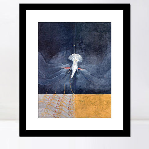 INVIN ART Framed Canvas Giclee Print Art Overview and Analysis by Hilma Af Klint Wall Art Living Room Home Office Decorations