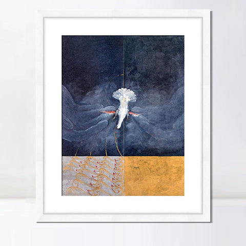 INVIN ART Framed Canvas Giclee Print Art Overview and Analysis by Hilma Af Klint Wall Art Living Room Home Office Decorations
