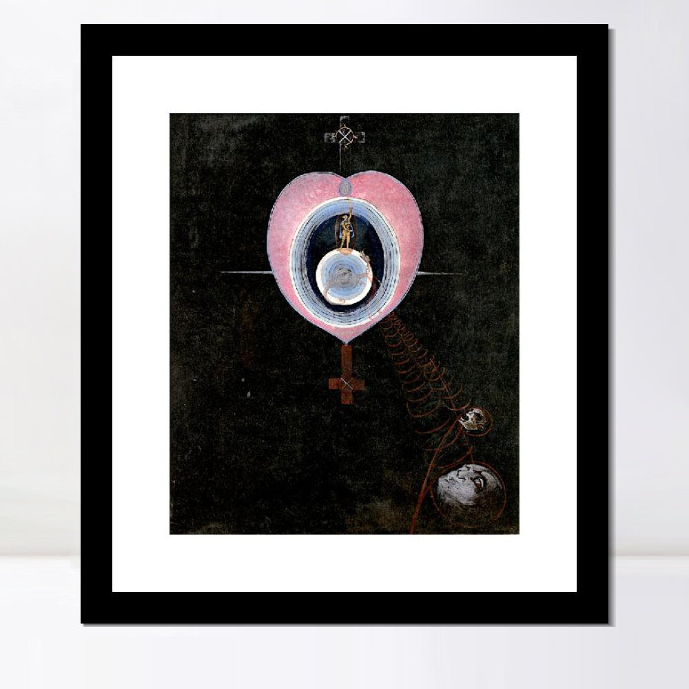 INVIN ART Framed Canvas Giclee Print Art The Gorgeous Daily by Hilma Af Klint Wall Art