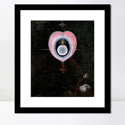 INVIN ART Framed Canvas Giclee Print Art The Gorgeous Daily by Hilma Af Klint Wall Art Living Room Home Office Decorations