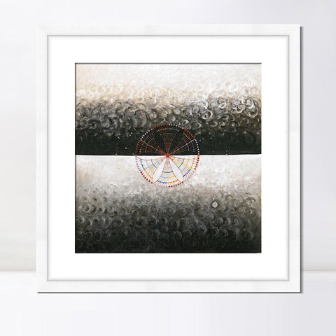 INVIN ART Framed Canvas Giclee Print Art Series#014 by Hilma Af Klint Wall Art Living Room Home Office Decorations