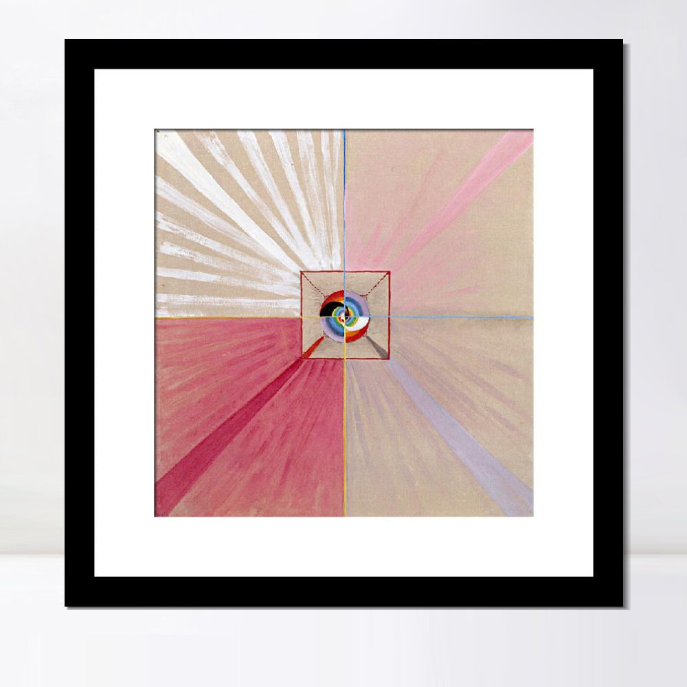 INVIN ART Framed Canvas Giclee Print Art Series#015 by Hilma Af Klint Wall Art