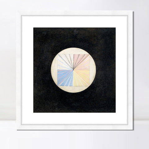 INVIN ART Framed Canvas Giclee Print Art Series#016 by Hilma Af Klint Wall Art Living Room Home Office Decorations