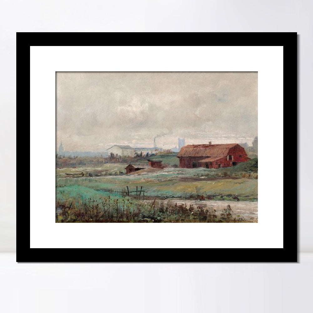 INVIN ART Framed Canvas Giclee Print Art Motiv Fran Stockholms UTKANT by Hilma Af Klint Wall Art