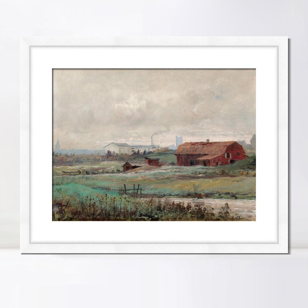 INVIN ART Framed Canvas Giclee Print Art Motiv Fran Stockholms UTKANT by Hilma Af Klint Wall Art