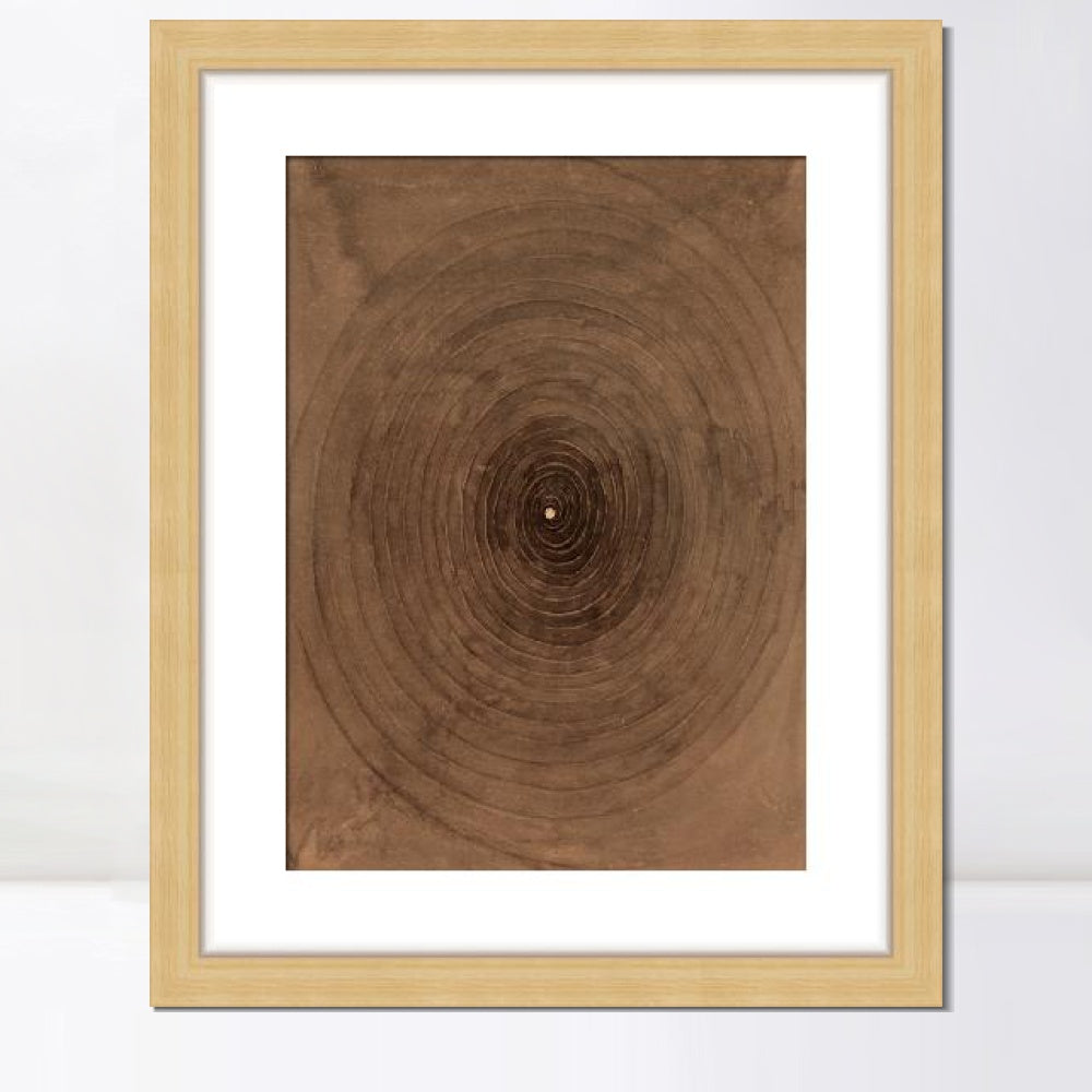 INVIN ART Framed Canvas Giclee Print Art No.1 from The Parsifal Series by Hilma Af Klint Wall Art
