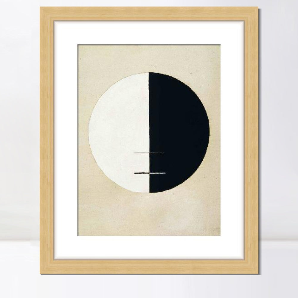 INVIN ART Framed Canvas Giclee Print Art Buddha's Standpoint Earthly Life by Hilma Af Klint Wall Art