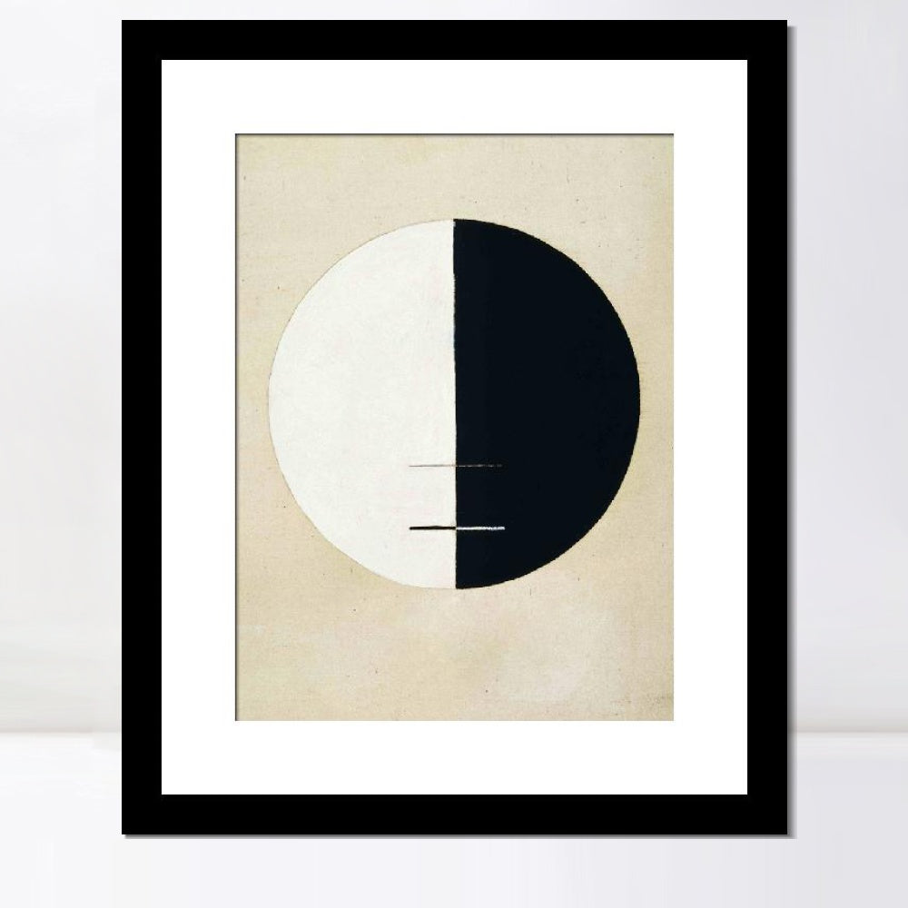INVIN ART Framed Canvas Giclee Print Art Buddha's Standpoint Earthly Life by Hilma Af Klint Wall Art