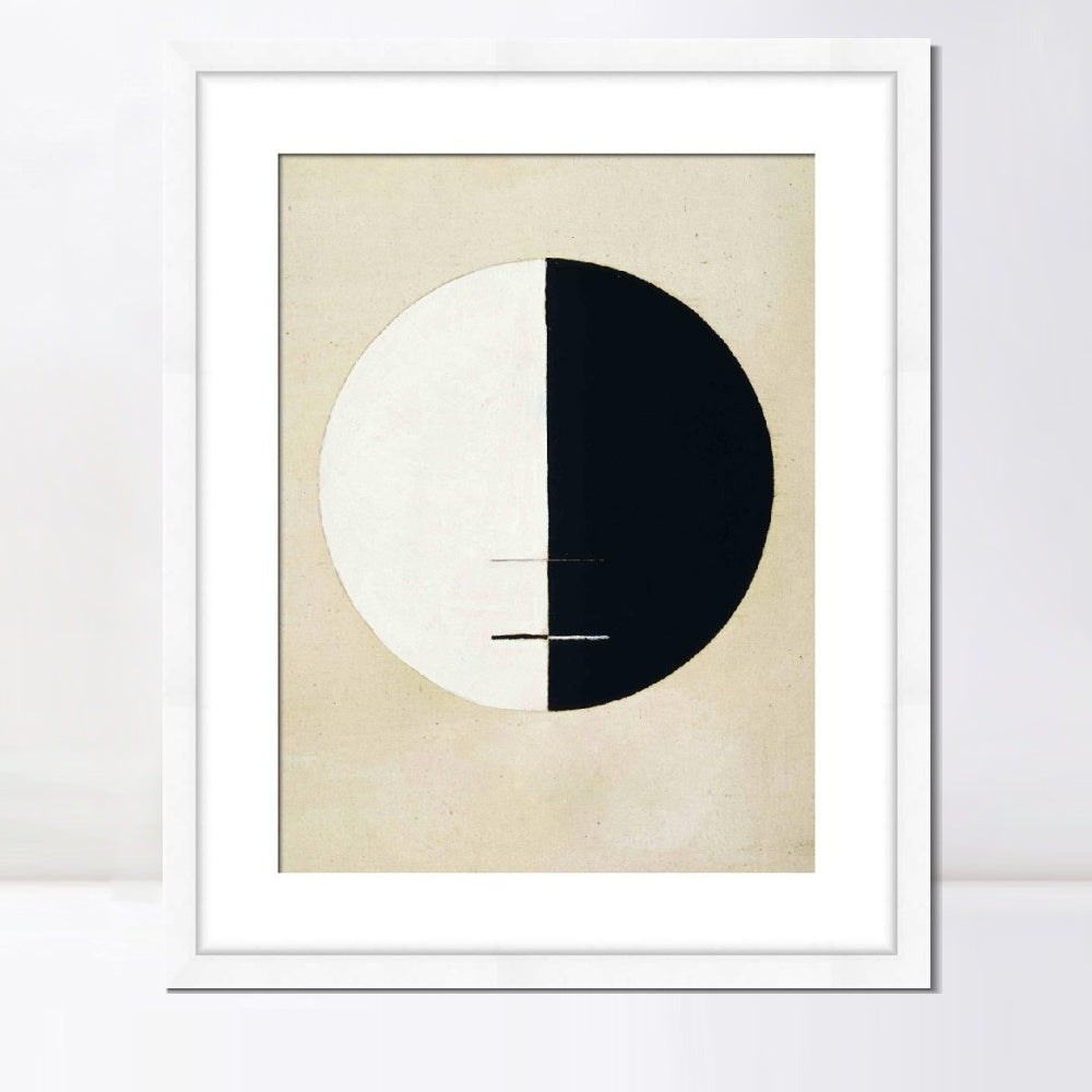 INVIN ART Framed Canvas Giclee Print Art Buddha's Standpoint Earthly Life by Hilma Af Klint Wall Art