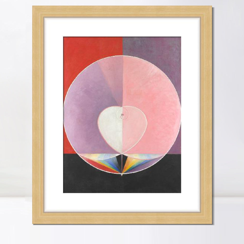 INVIN ART Framed Print Canvas Giclee Art Doves No.2,1915 by Hilma Af Klint Wall Art Office