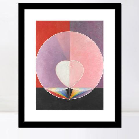 INVIN ART Framed Print Canvas Giclee Art Doves No.2,1915 by Hilma Af Klint Wall Art Office Living Room Home Decorations