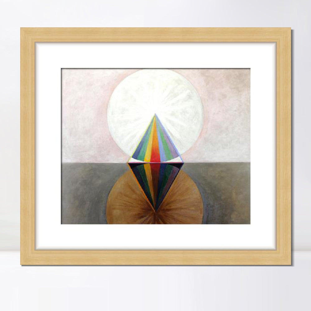 INVIN ART Framed Print Canvas Giclee Art Group Ix Swan No 12,1915 by Hilma Af Klint Wall Art Office
