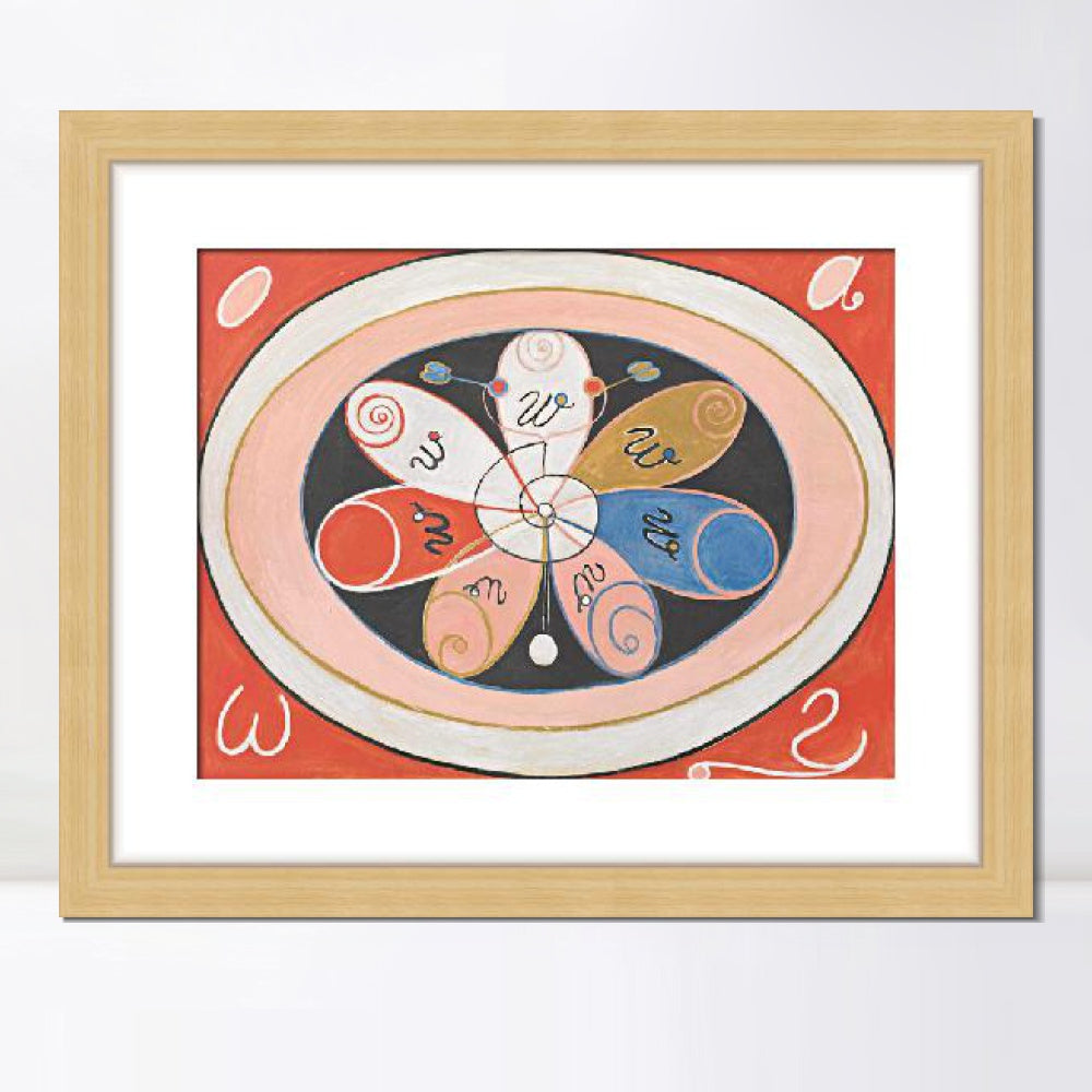 INVIN ART Framed Print Canvas Giclee Art untitled 1908 by Hilma Af Klint Wall Art Office