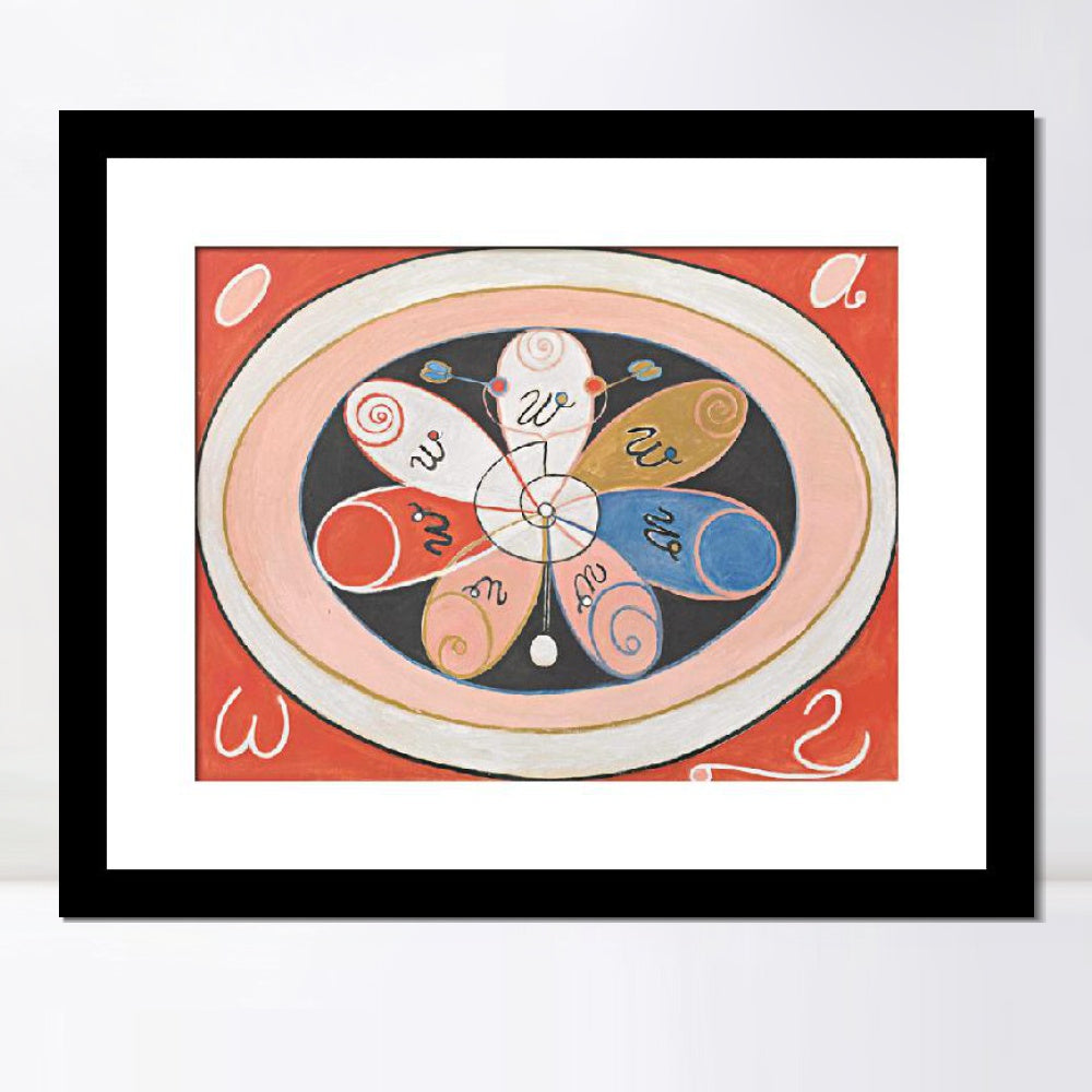 INVIN ART Framed Print Canvas Giclee Art untitled 1908 by Hilma Af Klint Wall Art Office