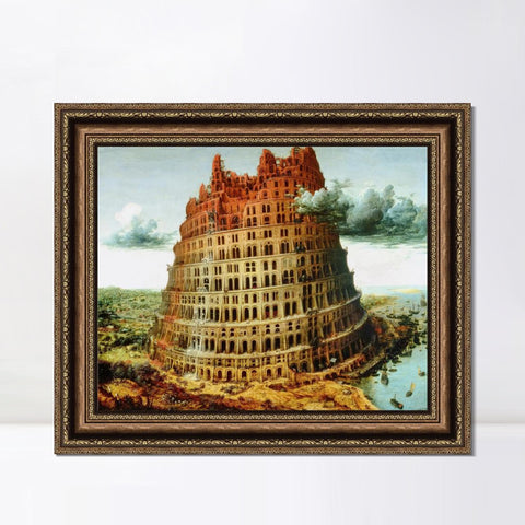 INVIN ART Framed Canvas Art Giclee Print Margaret, the Artist's Wife by Jan Van Eyck Wall Art Living Room Home Office Decorations