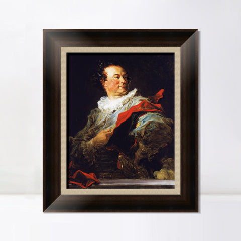 INVIN ART Framed Canvas Art Giclee Print Mr Francois Henri by Jean Honore Fragonard Wall Art Living Room Home Office Decorations