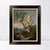 INVIN ART Framed Canvas Art Giclee Print Elijah Visited by an Angel, ca. 1730 by Alessandro Magnasco Wall Art Living Room Home Office Decorations