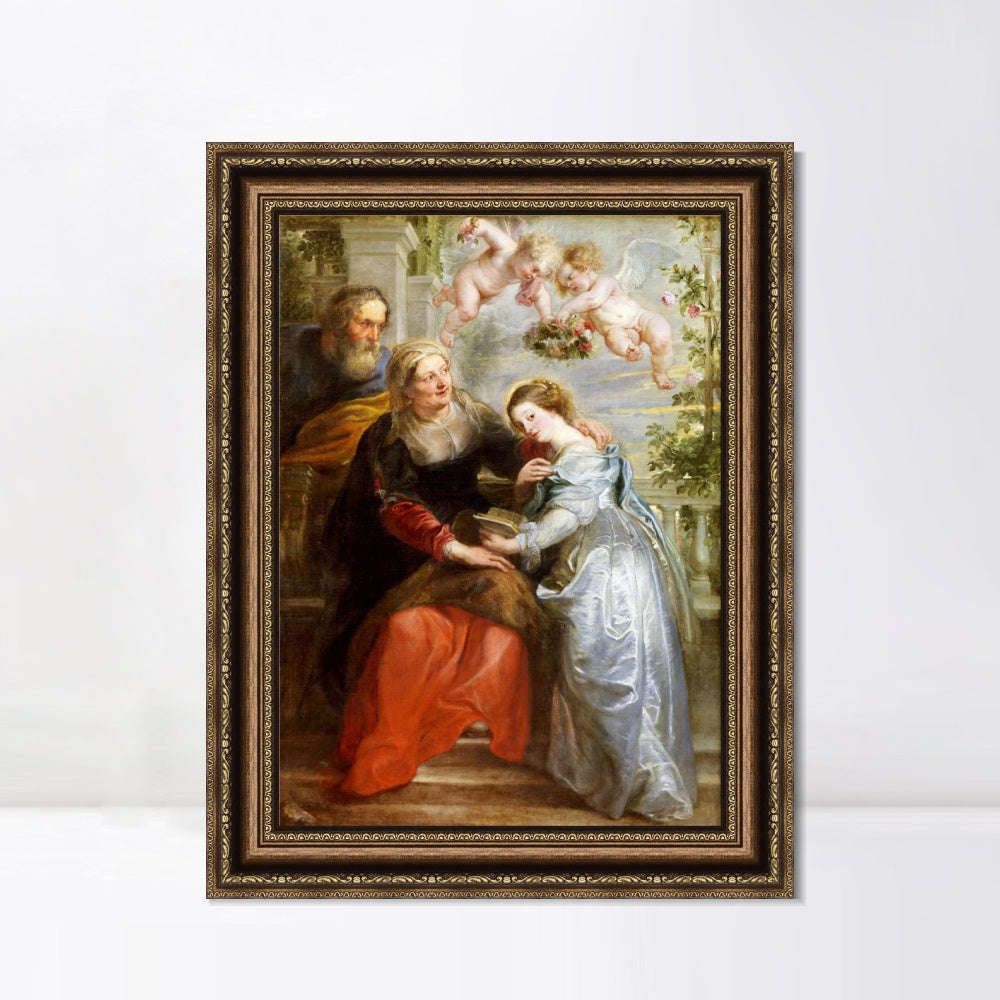 INVIN ART Framed Canvas Art Giclee Print Series#004 by Peter Paul Rubens Wall Art Living Room Home Office Decorations
