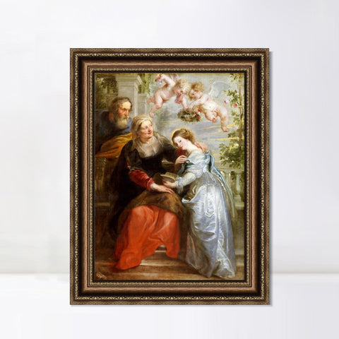 INVIN ART Framed Canvas Art Giclee Print Series#004 by Peter Paul Rubens Wall Art Living Room Home Office Decorations