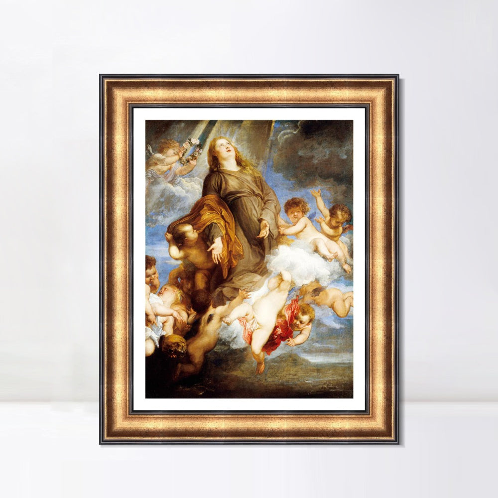 INVIN ART Framed Canvas Art Giclee Print Series#006 by Peter Paul Rubens Wall Art
