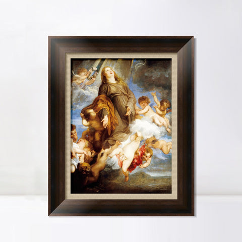 INVIN ART Framed Canvas Art Giclee Print Series#006 by Peter Paul Rubens Wall Art Living Room Home Office Decorations