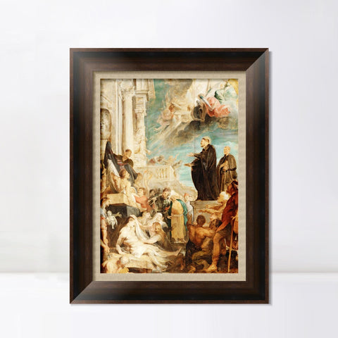 INVIN ART Framed Canvas Art Giclee Print Series#007 by Peter Paul Rubens Wall Art Living Room Home Office Decorations