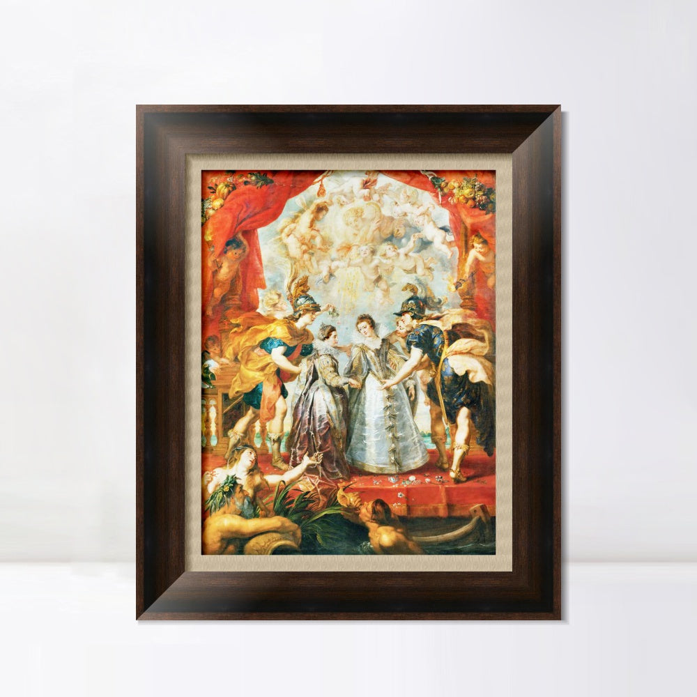 INVIN ART Framed Canvas Art Giclee Print Series#008 by Peter Paul Rubens Wall Art