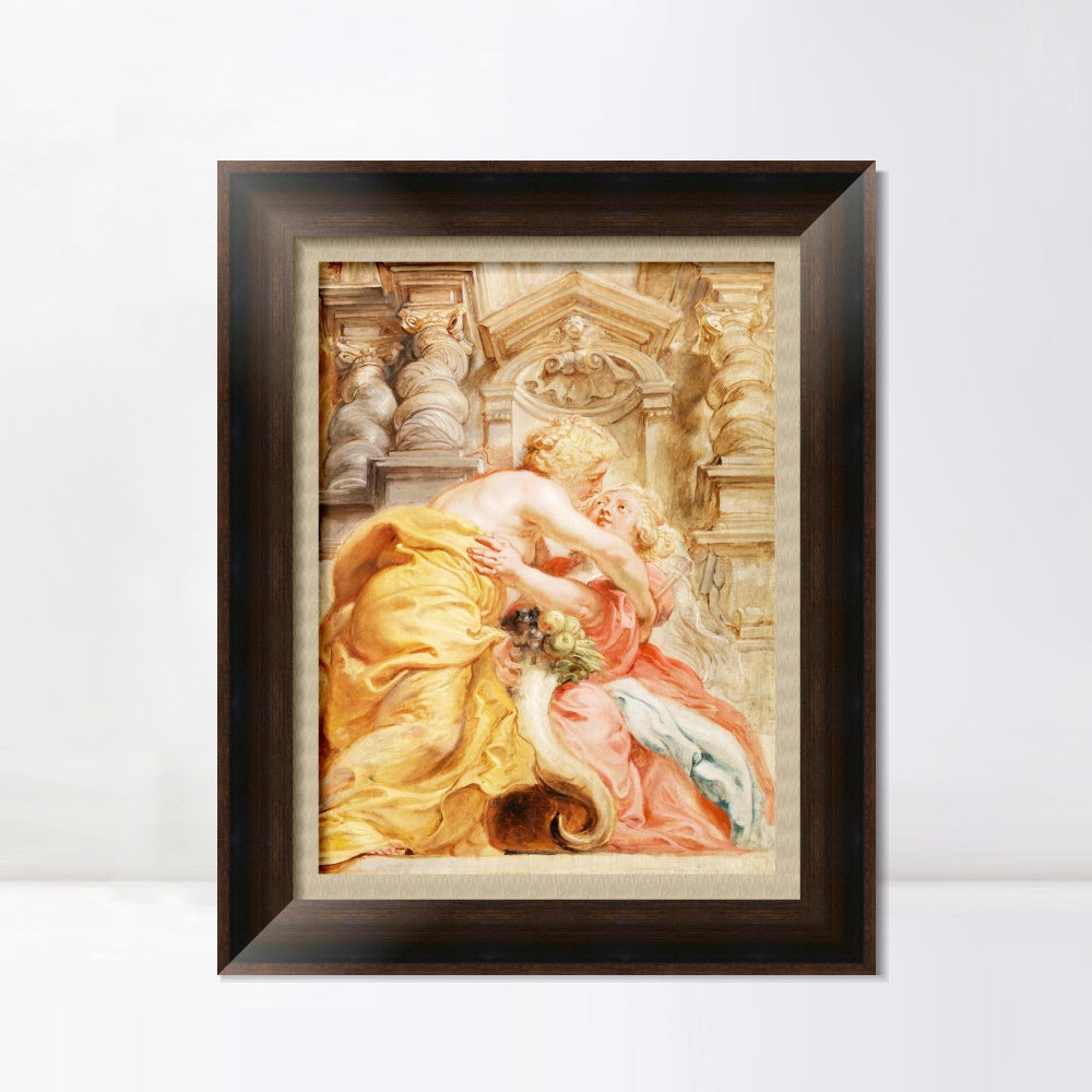 INVIN ART Framed Canvas Art Giclee Print Series#009 by Peter Paul Rubens Wall Art