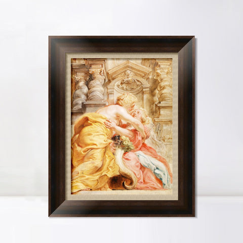 INVIN ART Framed Canvas Art Giclee Print Series#009 by Peter Paul Rubens Wall Art Living Room Home Office Decorations