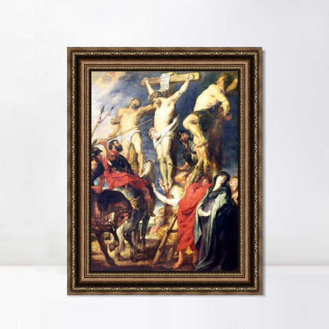 INVIN ART Framed Canvas Art Giclee Print Series#010 by Peter Paul Rubens Wall Art Living Room Home Office Decorations