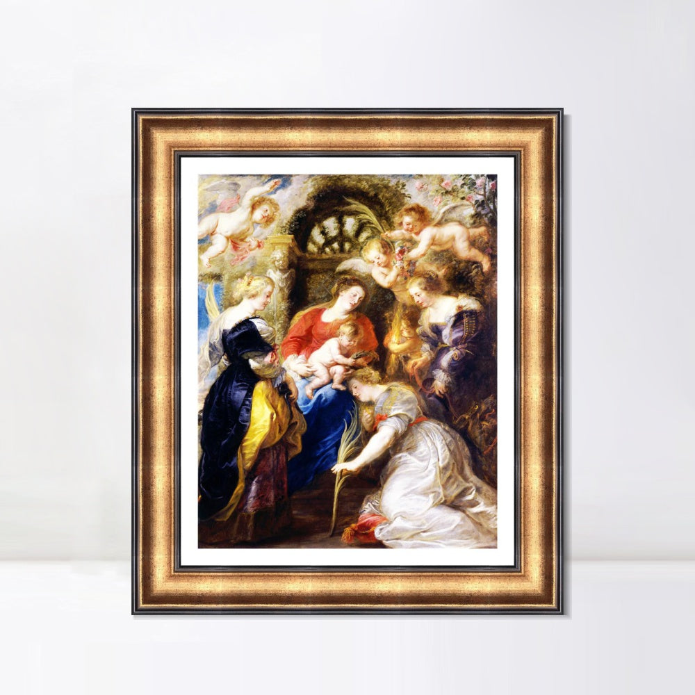 INVIN ART Framed Canvas Art Giclee Print Series#013 by Peter Paul Rubens Wall Art
