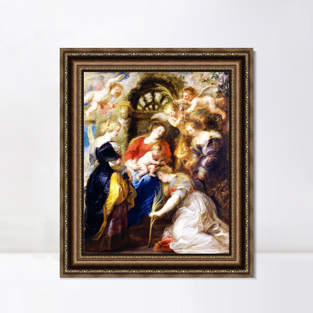INVIN ART Framed Canvas Art Giclee Print Series#013 by Peter Paul Rubens Wall Art