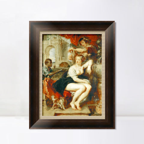 INVIN ART Framed Canvas Art Giclee Print Series#014 by Peter Paul Rubens Wall Art Living Room Home Office Decorations