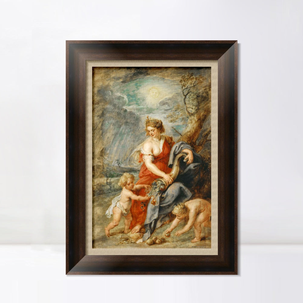 INVIN ART Framed Canvas Art Giclee Print Series#015 by Peter Paul Rubens Wall Art