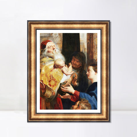 INVIN ART Framed Canvas Art Giclee Print Series#018 by Peter Paul Rubens Wall Art Living Room Home Office Decorations