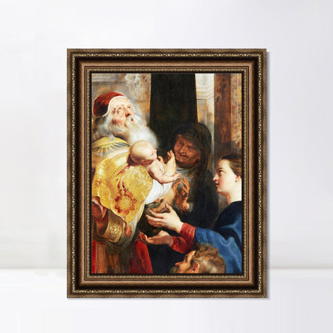 INVIN ART Framed Canvas Art Giclee Print Series#018 by Peter Paul Rubens Wall Art Living Room Home Office Decorations
