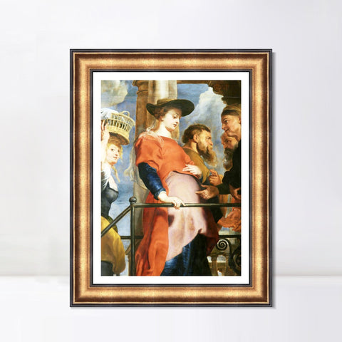 INVIN ART Framed Canvas Art Giclee Print Series#019 by Peter Paul Rubens Wall Art Living Room Home Office Decorations