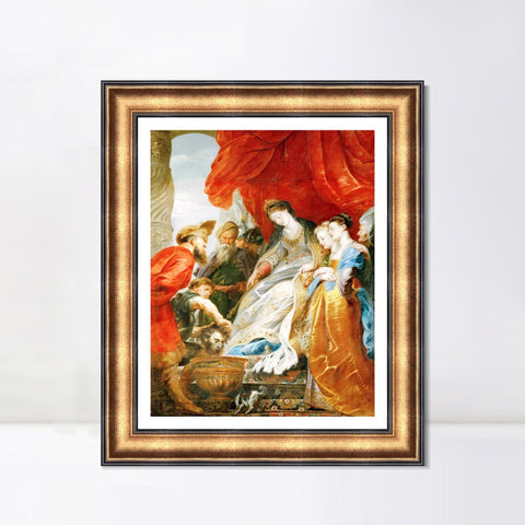 INVIN ART Framed Canvas Art Giclee Print Series#021 by Peter Paul Rubens Wall Art Living Room Home Office Decorations