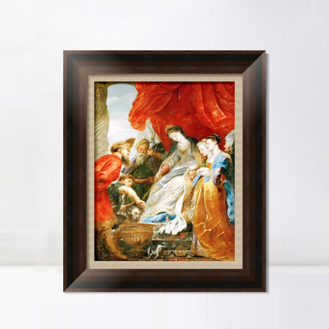 INVIN ART Framed Canvas Art Giclee Print Series#021 by Peter Paul Rubens Wall Art Living Room Home Office Decorations