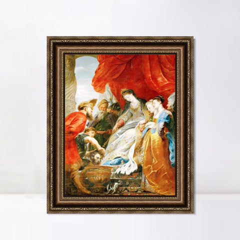 INVIN ART Framed Canvas Art Giclee Print Series#021 by Peter Paul Rubens Wall Art Living Room Home Office Decorations