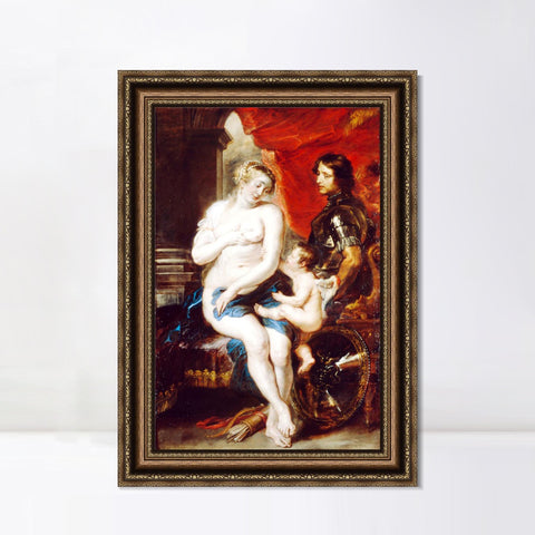INVIN ART Framed Canvas Art Giclee Print Series#022 by Peter Paul Rubens Wall Art Living Room Home Office Decorations