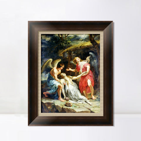 INVIN ART Framed Canvas Art Giclee Print Series#023 by Peter Paul Rubens Wall Art Living Room Home Office Decorations
