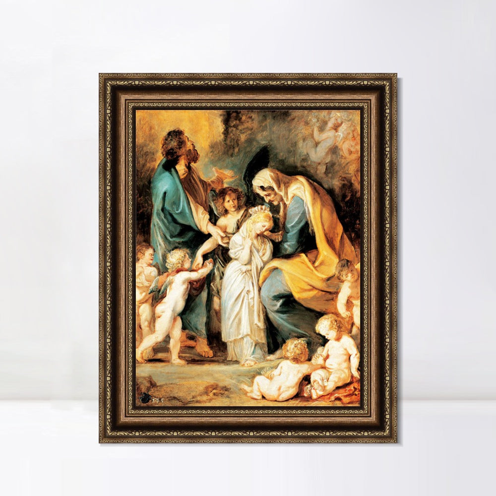INVIN ART Framed Canvas Art Giclee Print Series#025 by Peter Paul Rubens Wall Art