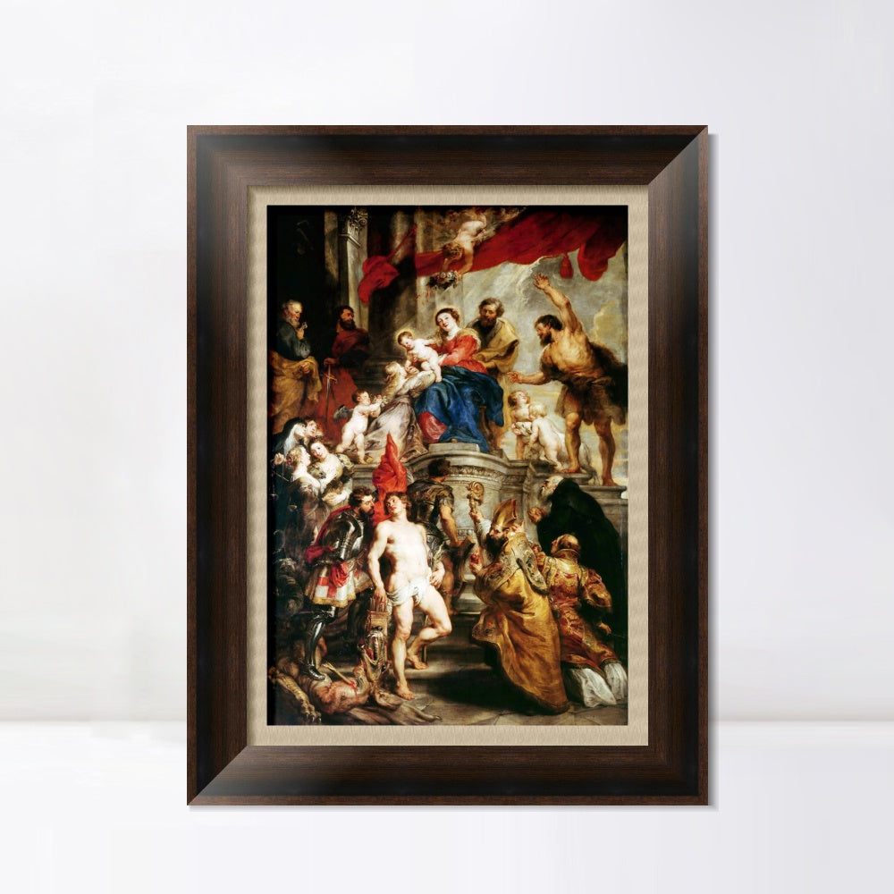 INVIN ART Framed Canvas Art Giclee Print Series#026 by Peter Paul Rubens Wall Art