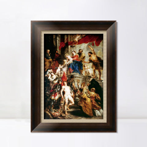 INVIN ART Framed Canvas Art Giclee Print Series#026 by Peter Paul Rubens Wall Art Living Room Home Office Decorations