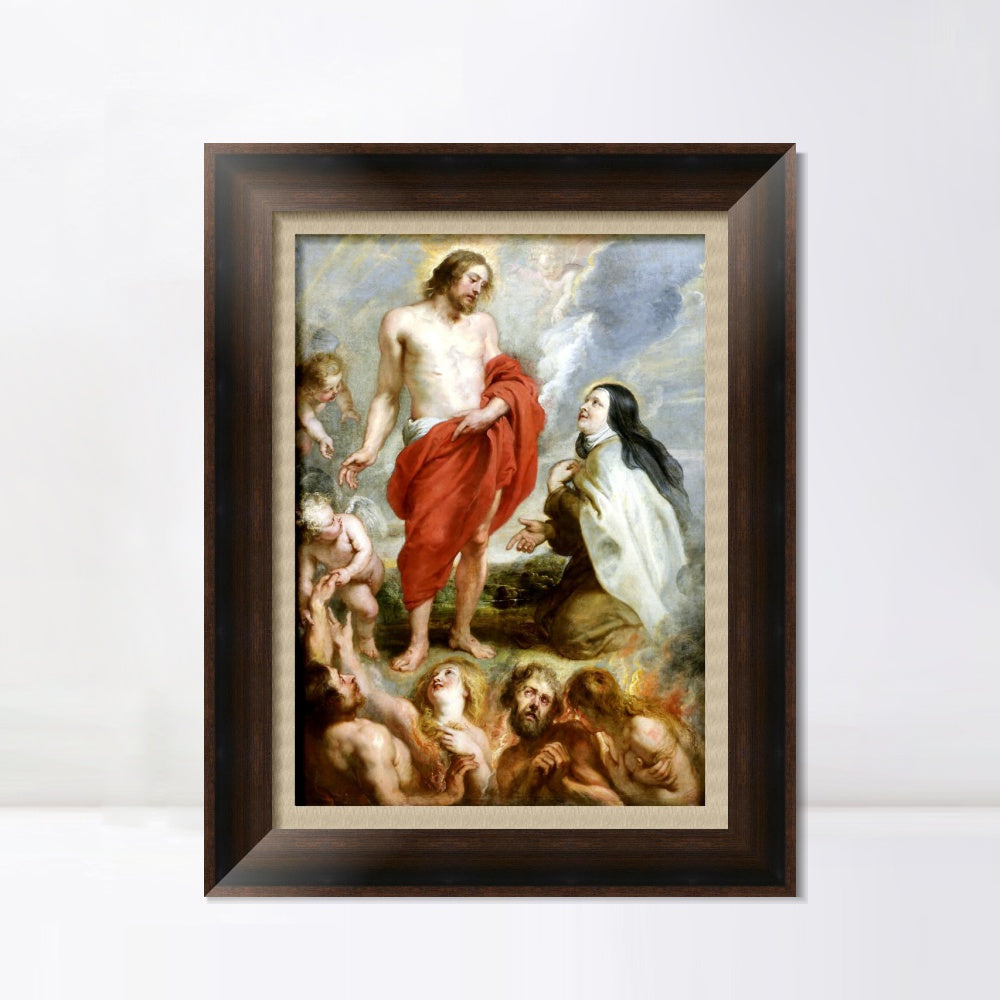 INVIN ART Framed Canvas Art Giclee Print Series#027 by Peter Paul Rubens Wall Art