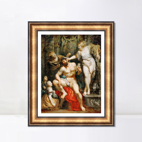 INVIN ART Framed Canvas Art Giclee Print Series#028 by Peter Paul Rubens Wall Art Living Room Home Office Decorations