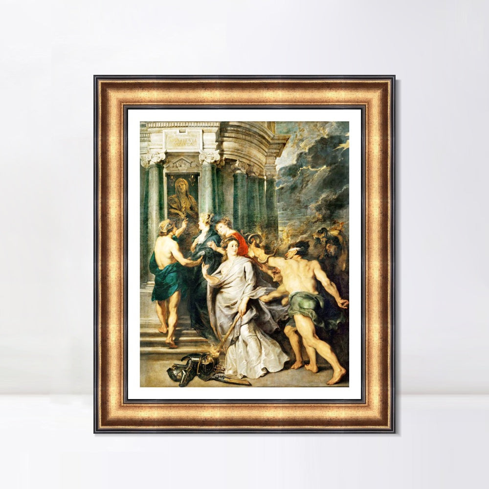 INVIN ART Framed Canvas Art Giclee Print Series#029 by Peter Paul Rubens Wall Art