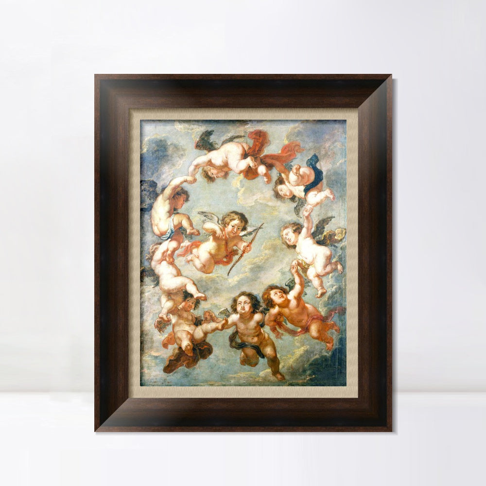 INVIN ART Framed Canvas Art Giclee Print Series#030 by Peter Paul Rubens Wall Art
