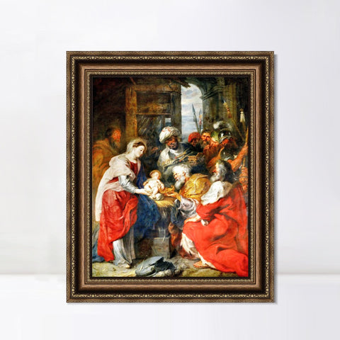 INVIN ART Framed Canvas Art Giclee Print Series#031 by Peter Paul Rubens Wall Art Living Room Home Office Decorations